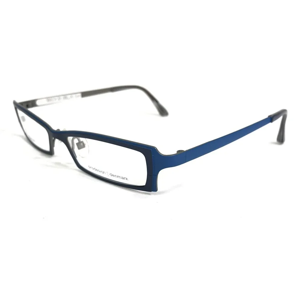 Prodesign Denmark Eyeglasses Frames 4319 c.9031 Grey Blue Rectangular 51-16-130